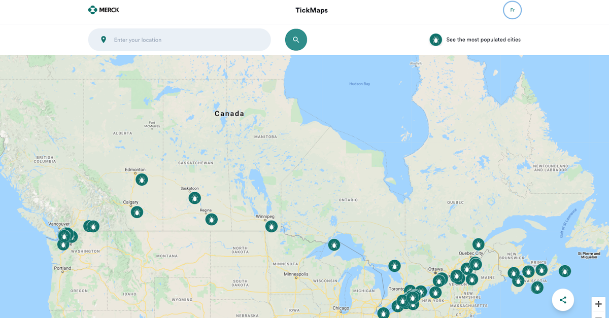 Tickmaps Canada | Merck®